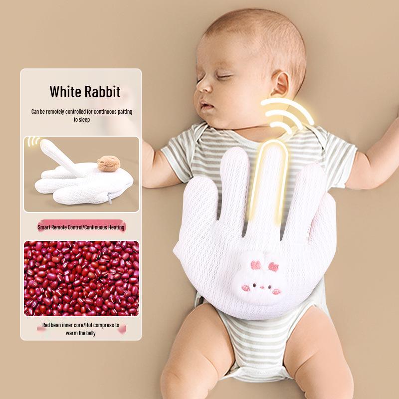 Babyschlafhilfe Schlaflied-Puppe: Beruhigendes Handklopfkissen zur Linderung von Koliken und des Moro-Reflexes