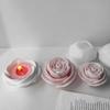 Multipurpose Peony Flower Candle Silicone Mold Small Size Craft Supplies for Stylish Candle Making and Decoration