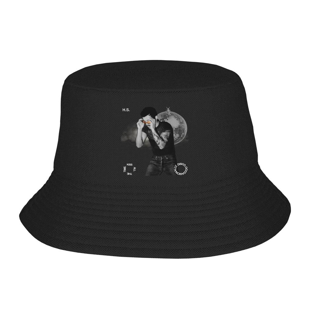 Women Men Bucket Hat Harrys Disco Styles Summer Beach Hatwear Lightweight Outdoor Sport Fishing Caps  Panamka Birthday Gifts