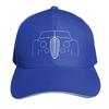 Delahaye  s classic car white outline graphic Baseball Cap hard hat Unisex hat black Sunscreen Unisex Womens