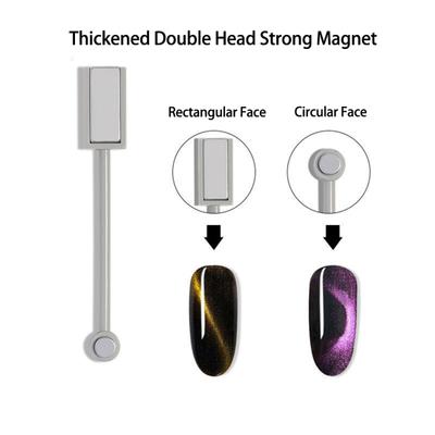 Bastoncino Magnetico per Nail Art Professionale Multifunzionale a Doppia Punta Magnete per Smalto Gel Effetto Linea Striscia 3D