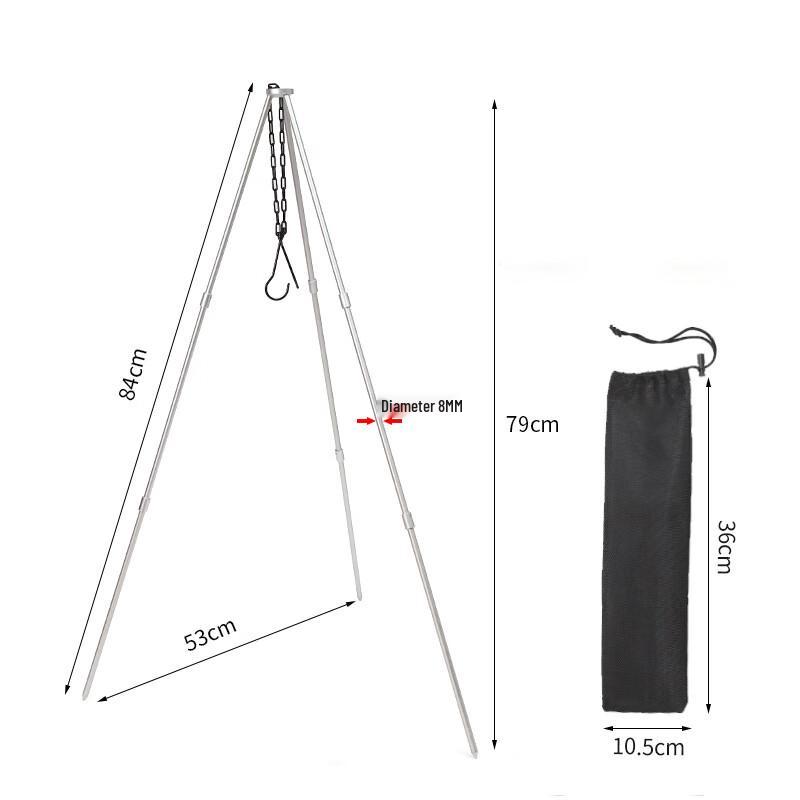 Nu Feng Aluminum Alloy Outdoor Tripod Bonfire & Grill Stand Small
