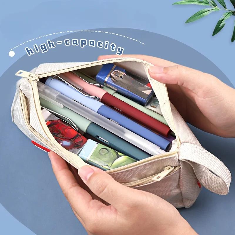 Large Capacity Pencil Case Stationery Cute Boys Girls Gift Pen Bag Pen Box Pencil Cases Storage Student School Office Supplies