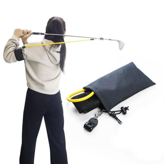 1 Set Golf Swing Trainer Flexible Ergonomic Strong Toughness Correct Posture Swing