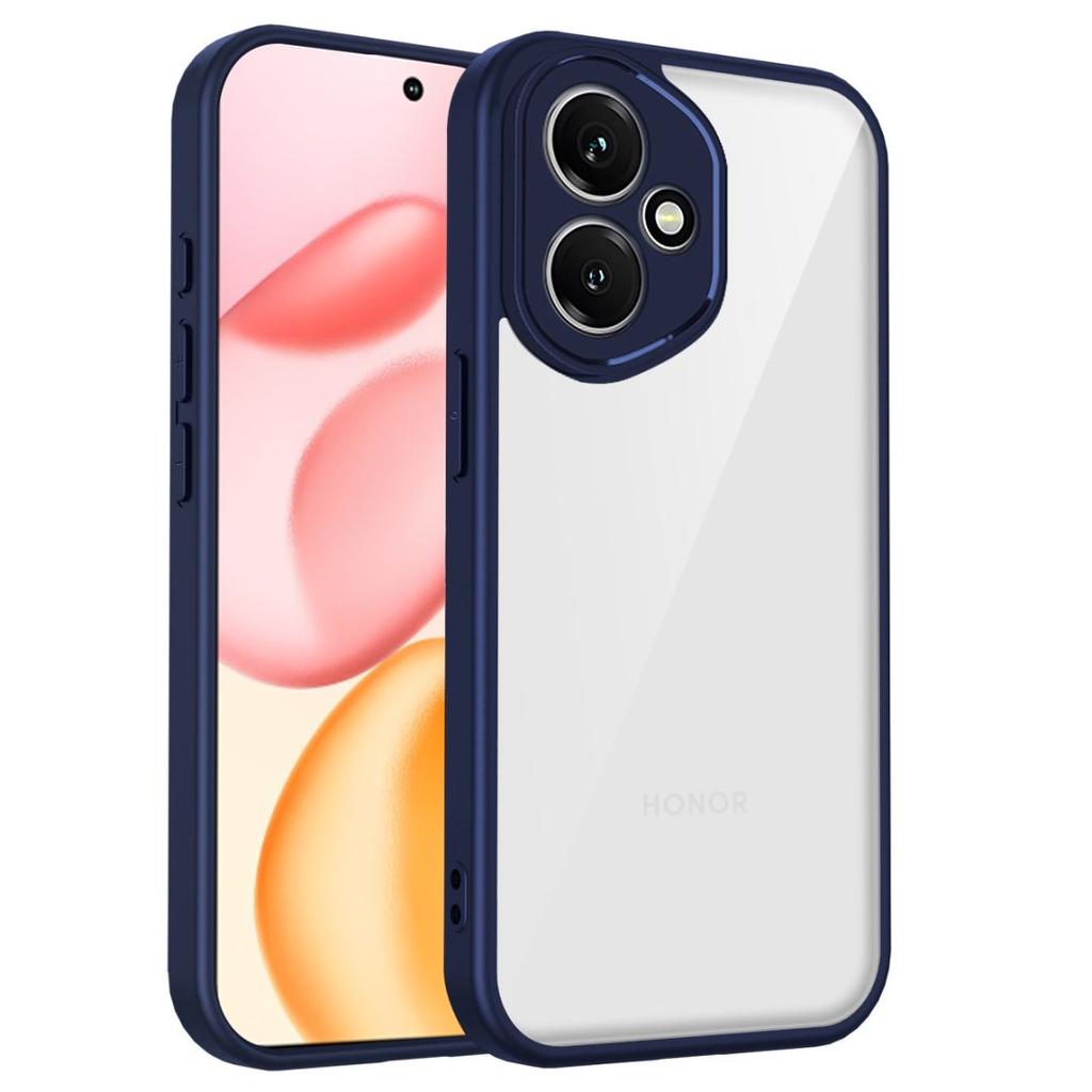 Clear Soft Frame Phone Case for Honor 400 Pro X8C X9B X6C X7C X9C X60 Pro Magic 6 Lite Shockproof Cover Hard Acrylic Back Shell