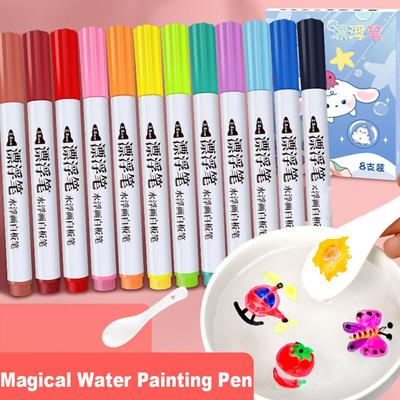 Spoon Water Drawing Colorful Mark Pen Whiteboard Markers Doodle Pen Magical Water Painting Pen