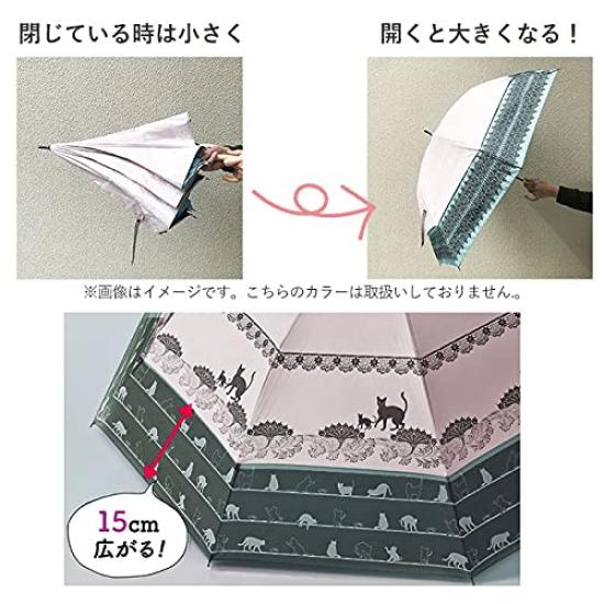 lace 27021 All-weather umbrella, transformable, pattern, pink, 45cm-60cm,