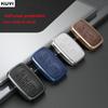 Leather Car Metal Key Case Cover For Land Rover Range Rover Sport Evoque Freelander For Jaguar Xf Xj Xe Xjl Xf Shell Accessories