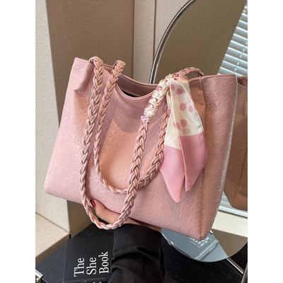 Premium Texture Large-capacity Bag Women's 2025 Spring New Fashion Commuter Shoulder Bag Popular Tote Bag