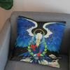 2D Blue Eagle Decorative Cushion Cover For Home Pattern Cushion Cover Suitable For Sofa Bedroom Car Pillow Cover