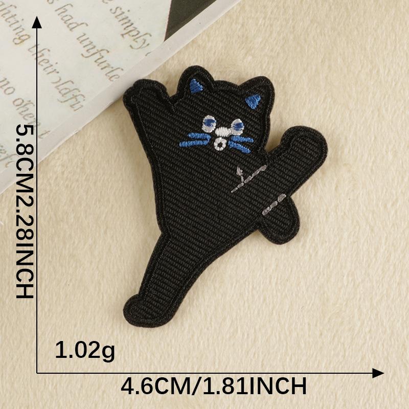 Embroidery Label Original Cartoon Kitten Clothing Accessories Shoes and Hats Accessories Embroidery Stickers  Patch Stickers