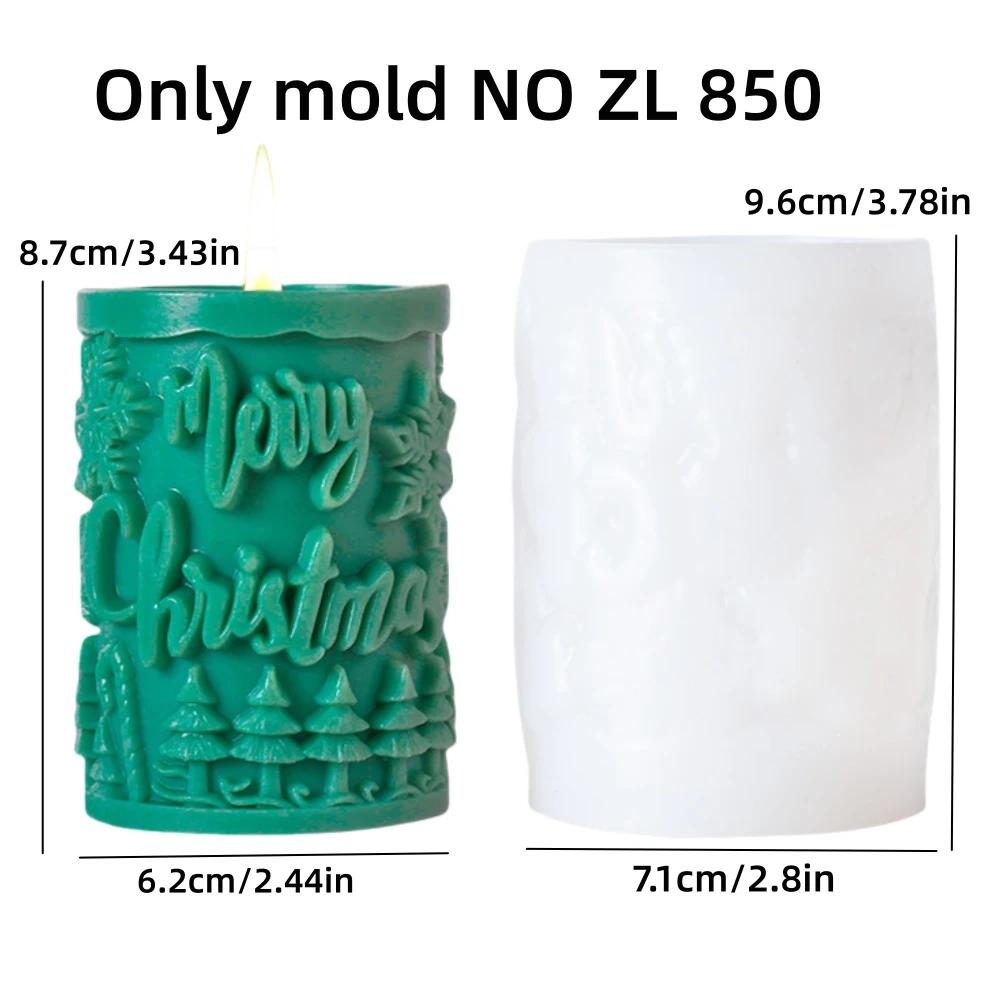 Santa Claus Candles Lying on the Christmas Tree Silicone Mold Christmas Gift Box Christmas Tree Climbing Santa Claus Resin Molds