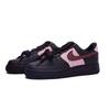 Nike Air Force 1 Slip Resistant Abrasion Resistant Low top Skateboard Shoes Women's Black Pink DD8959-001(Team15-)