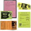 Mega Collection Colored Paper "Fluorescent" 5Color Assortment 625 Sheets 24 lb 89 gsm 8.5" x 11" MORE SHEETS! 91700