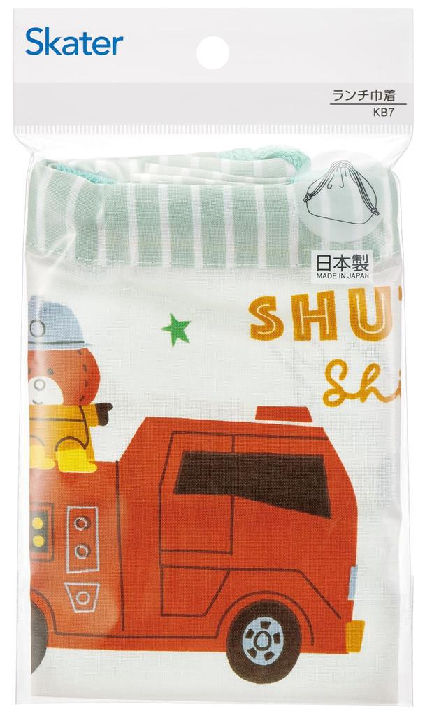 Skater Drawstring Lunch Made In Tomica and Tom Design KB7-A Children's Bag, Japan,