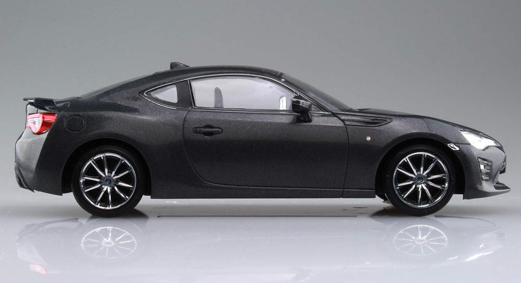 Aoshima Bunka Kyozai Skala The Snap Kit Serien Toyota 86 Mørkegrå Metallic Plastmodellsett 1/32 Forhåndsfarget 03-C