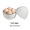 Capacity for 4 Eggs Microwave Egg Steamer Boiler Cooker Easy Quick 5 Minutes Hard Or Soft Boiled Kitchen Cooking Tools