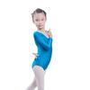 Children's Shiny Long Sleeve Gymnastics Leotard - Boys & Girls Performance Spandex One-Piece for Dance & Aerobics