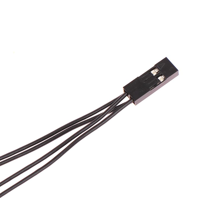 Kabel Adapter Podwójny 1 do 2 Przełącznik Zasilania Płyty Głównej Sw/ Przełącznik Reset Sw/ Dioda Hdd Led / Dioda Zasilania Led 10cm