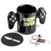 Game Over Player Set: Mug, Coaster, Keychains