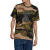 adidas Casual Camouflage Sport Short-Sleeved T-Shirt Men Tops Green GN1863