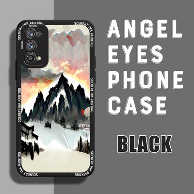 Funda de teléfono con marco cuadrado de paisaje natural para iPhone 13 Pro 12 mini 11 6 6s 7 8 Plus Samusng Vivo Soft TPU Fundas de contraportada para teléfono móvil a prueba de golpes