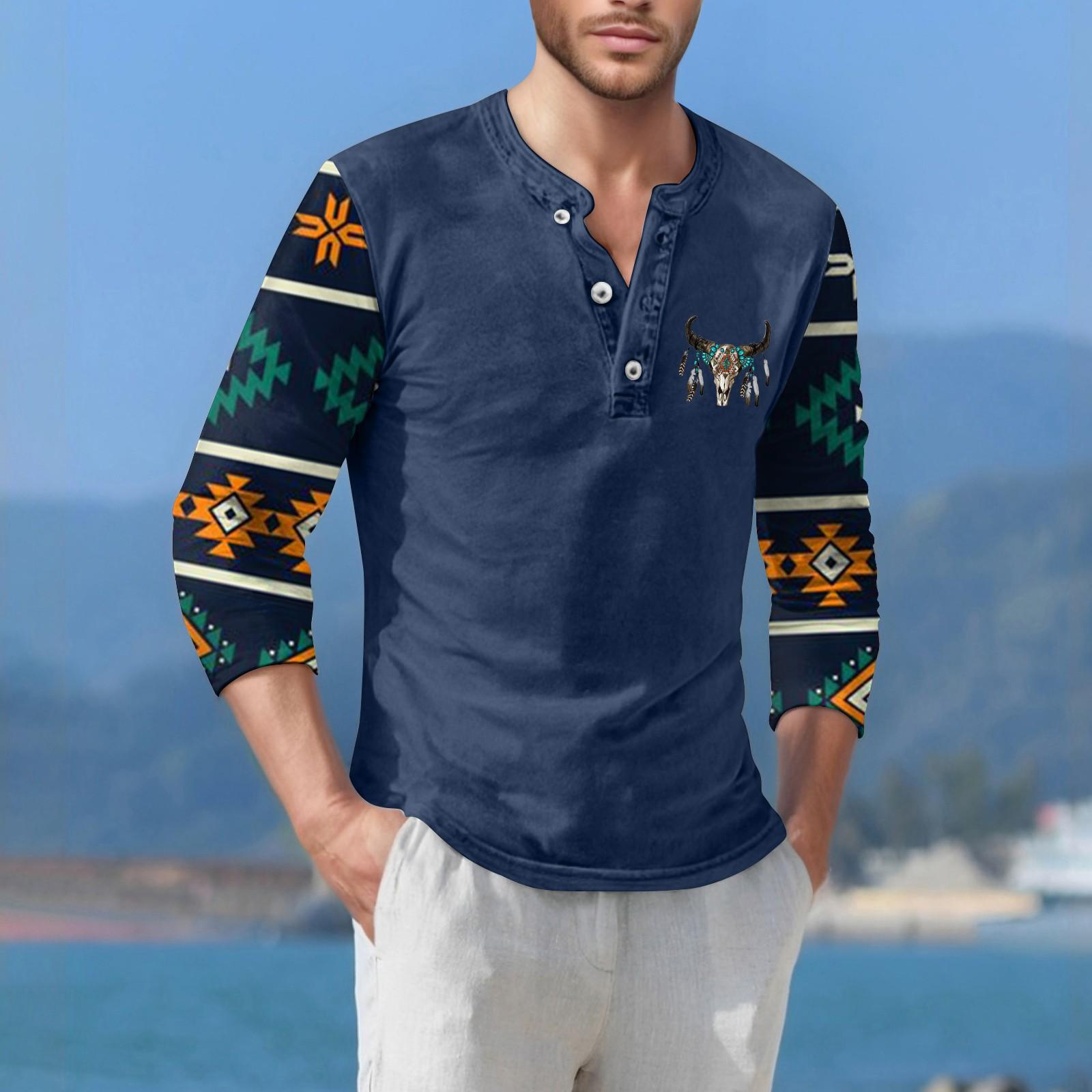 

Чоловіча футболка вуличного повсякденного стилю з довгими рукавами XXXL Темно-синій