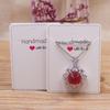 50pcs  Earnail Set Card Beauty Head Hanging Earring Label 5x6.5cm Jewelry Set Display Card