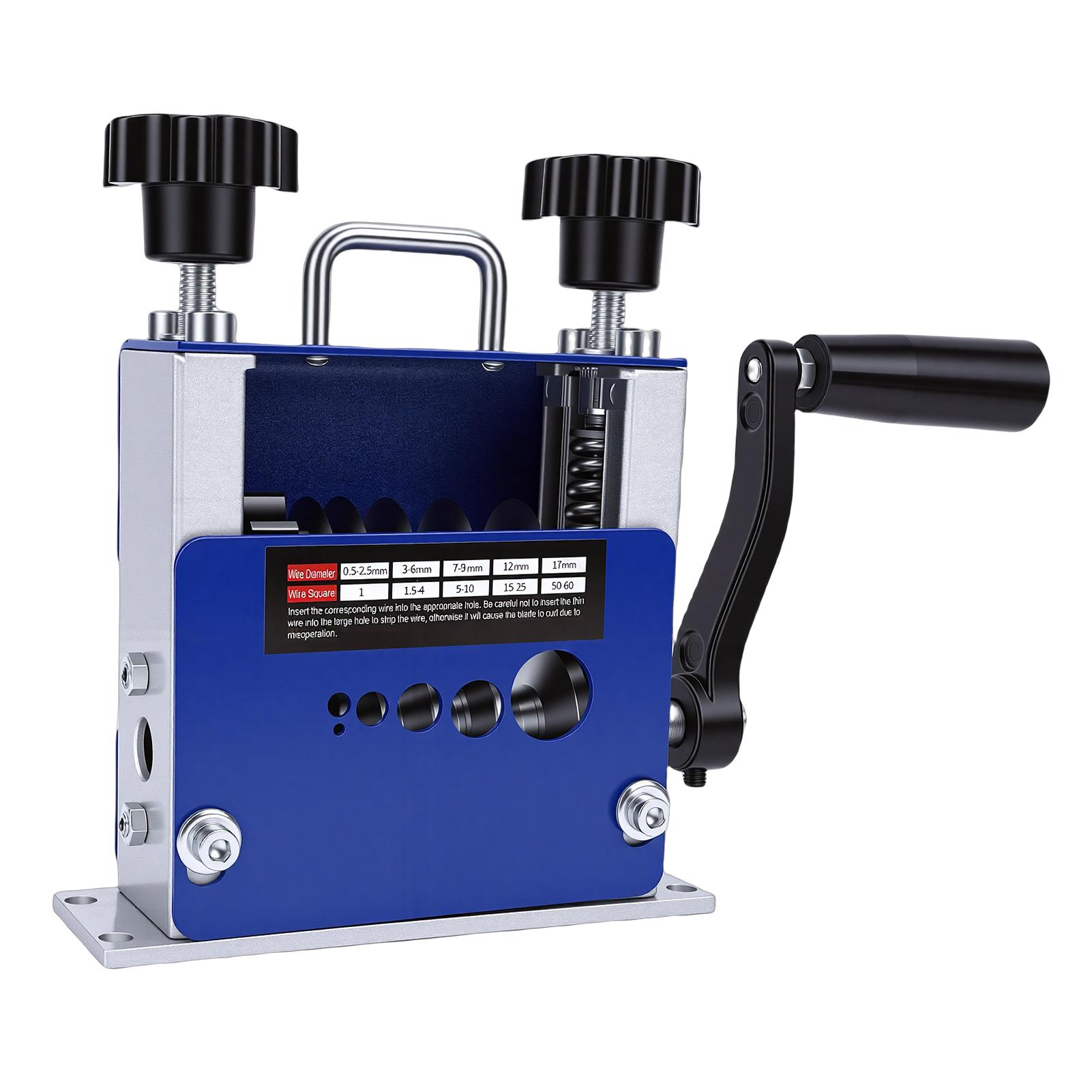 

Wire Stripping Machine Hand Crank Or Drill Powered Electrical Wire Stripper for 3.5mm 7mm 9mm 12mm 17mm Cables