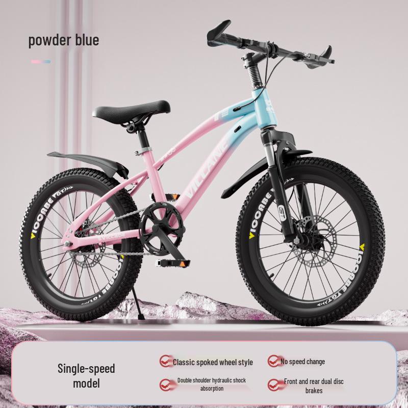 20 Inch Variable Speed Mountain Bike for Children Ages 7-11