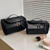 Black Clear Cosmetic Bags Small Large Makeup Bag Portable Mesh Toiletry Organizer Case Durable Travel Zipper Handheld Pouch