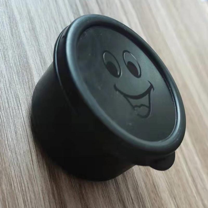 

Герметичний портативний набір контейнерів для соусу з кришками - міцний, товстий, круглий і зручний для виносу та домашнього використання 60ml чорний