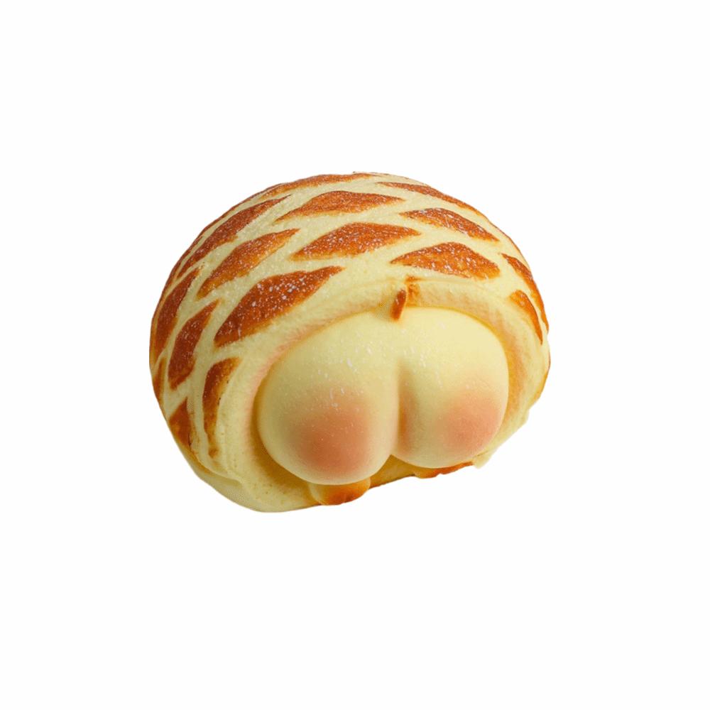 Cartoon Animal Simulation Bread Pinch Le Pu Slow Rebound Decompress Artificial Bread Models Photo Props Yellow Squeeze Gift