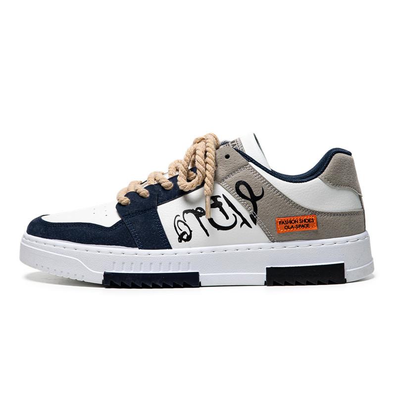 

Men s Casual Sneakers Designer Platform Sport Running Shoes For Men Tennis Training Shoes Vulcanized Shoes Lace-Up Comfort Shoes 44