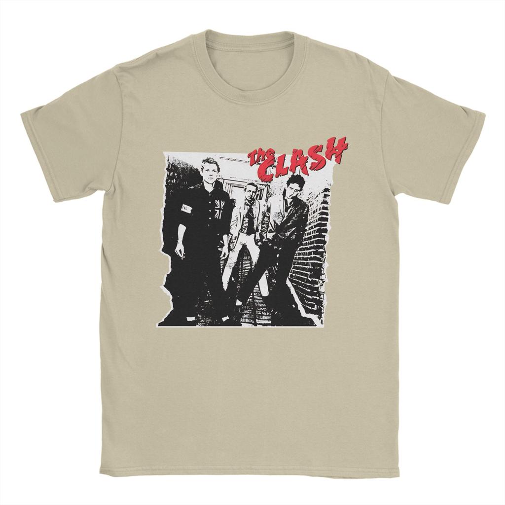 Streetwear TShirt Summer The Clash Self Titled Enhanced Album Clash At Demonhead Hippie TShirts for Unisex Short Sleeve Top Tees