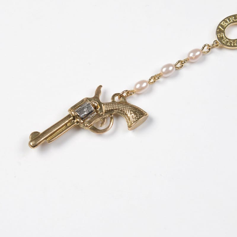 Eireve REVOLVER BEADS NECKLACE (GOLD&BEIGE)