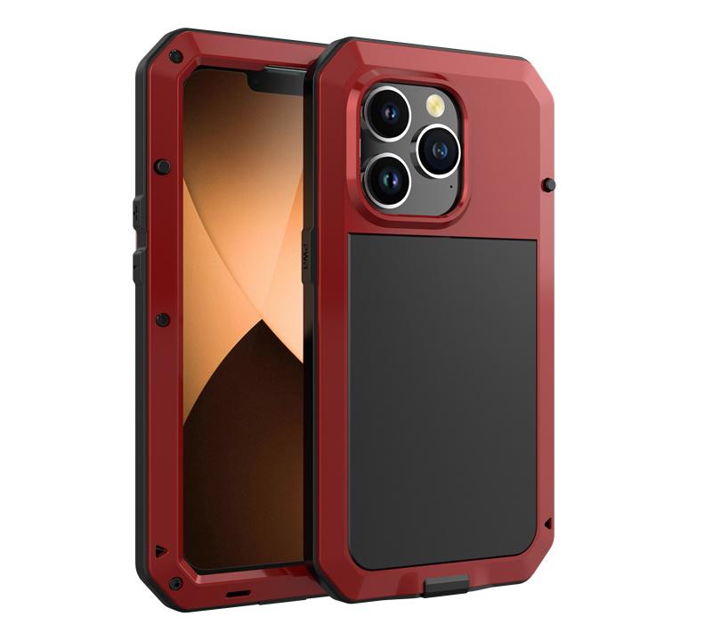 IP4 Waterproof Heavy Duty Metal Case For For Iphone 17 Air 16 1 Pro Max 14 Plus 13 12 Mini 11 With Gorilla Glass Cover Fundas