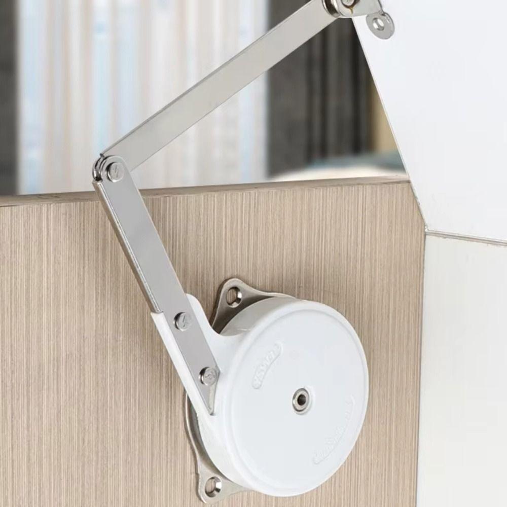 Silent Damping Lid Support Hinge Soft Closing Hydraulic Rod Adjustable Cabinet Hinges Sofa Bed