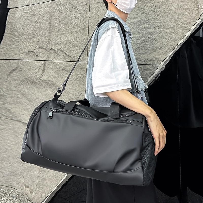 Men's and women's fashion, simple and large-capacity going , portable commuter travel bag, wet and dry separation, fitness bag, strap shoe compartment