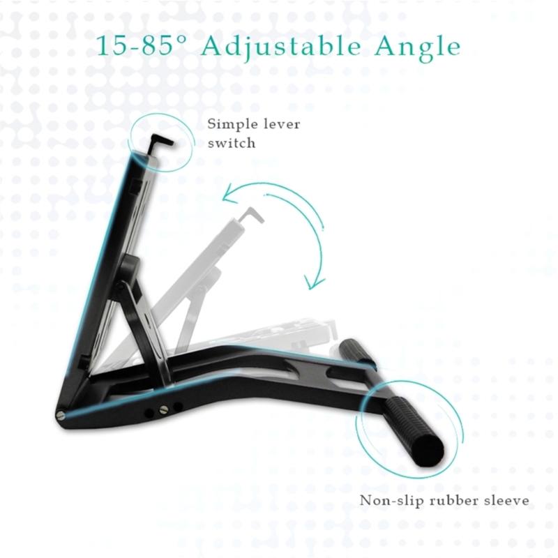 Metal Tablet Stand Offering Stability Adjustable Angled for DTH167 DTK1661 DTK1660 Professional Artists and Designers
