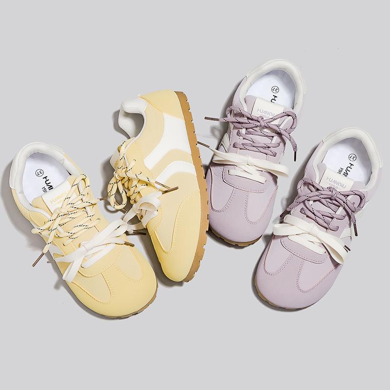 Global Sub-board Shoes 22 Spring New Round Head Soft Sole Retro Casual Sports Training Shoes