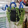 7 Stück Neue High-End Oktopus-Tentakel-Pflanzstäbe Harz Leuchtende Dekorations-Pflanzstäbe Lustige Halloween-Pflanzen-Ornamente Dekoration