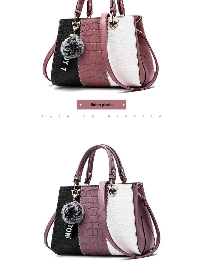 2025 Women's Large Capacity Stone Pattern Handbag: Korean Style Crossbody