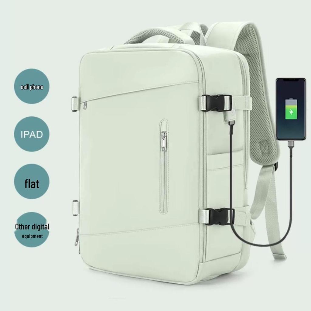 Girls' Extra Large Multifunctional Backpack with Wet/Dry Separation - Nylon, Waterproof, Ideal for Short Trips & School