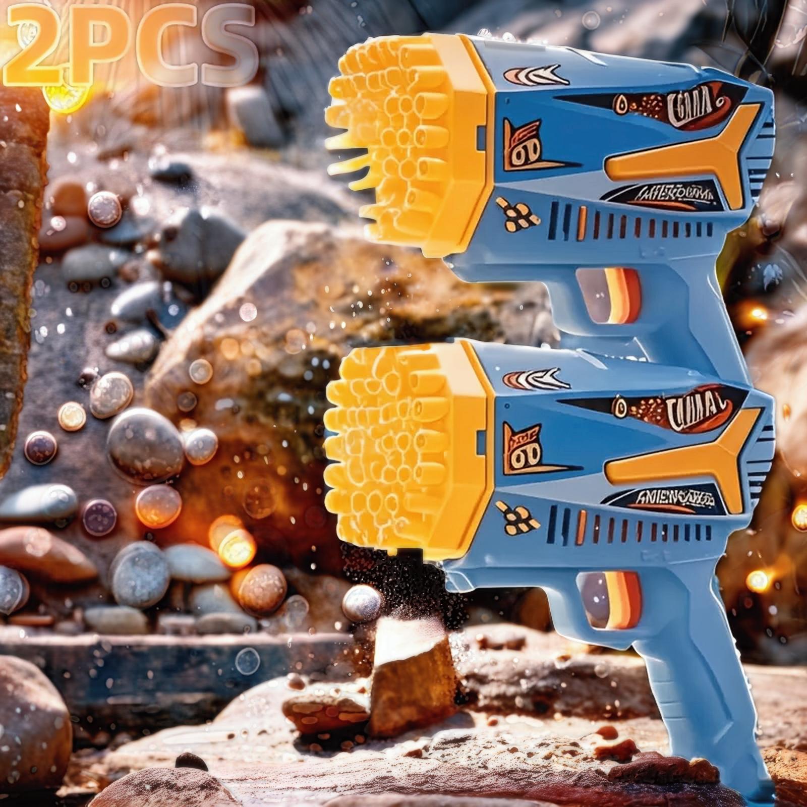 

American Most Popular, Children’s Bubble Machine Toy Bubble Gun, Outdoor Boy Girl Game Toy 2-Pack Bubble Machine, One of the Kid