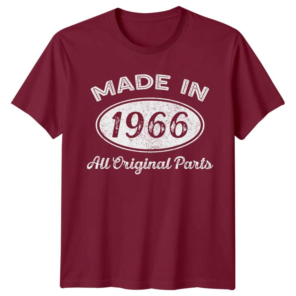 Made In 1966 Unisexs T Shirt 60th Birthday Gift Vintage sixty Year Old b