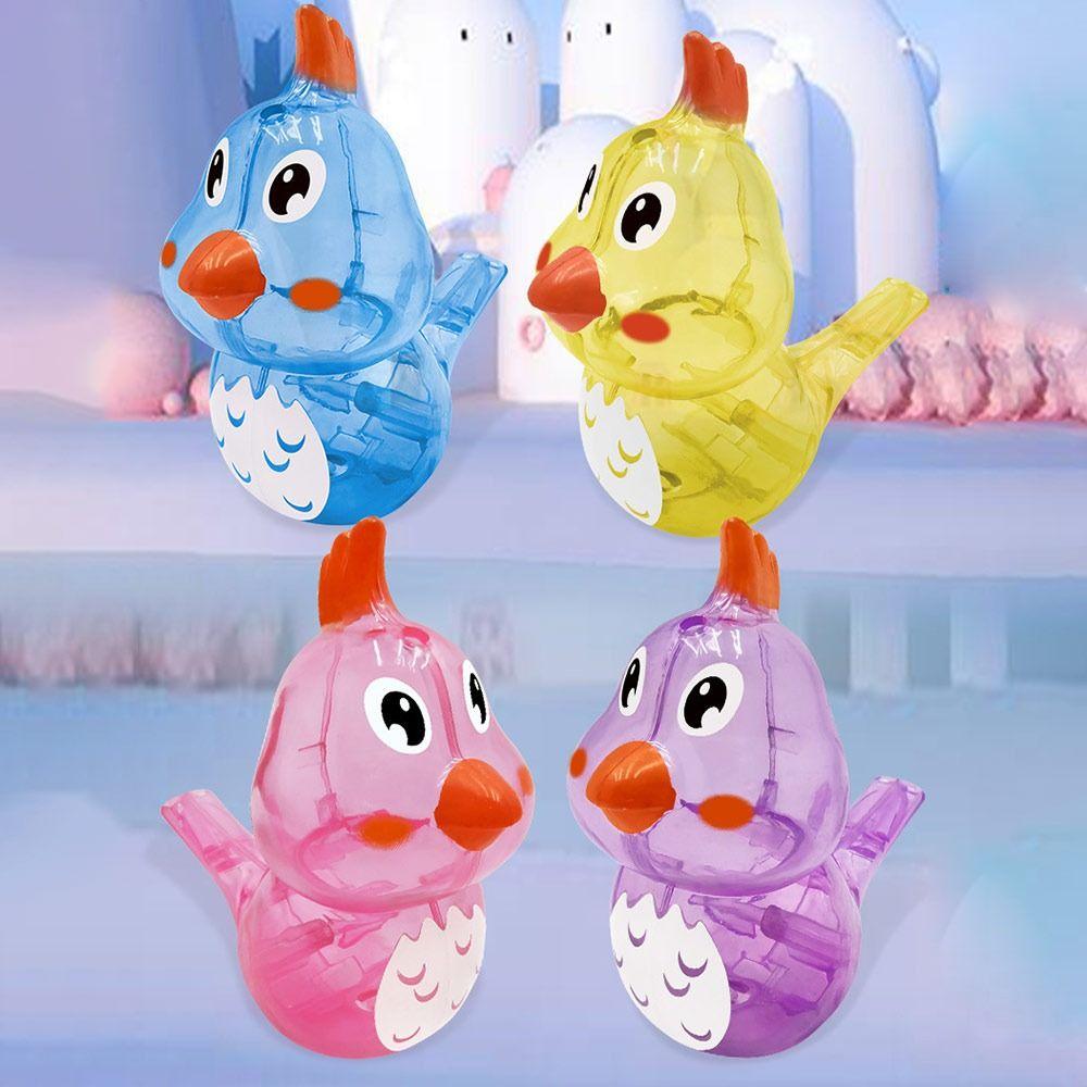 New with Lanyard Water Bird Whistle Add Water Multicolor Warble Whistle Bathtime Musical Toy Musical Instrument