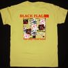 Black Flag Band The First Four Year Tour  Full Size S-5XL SS558 Unisex T-Shirt