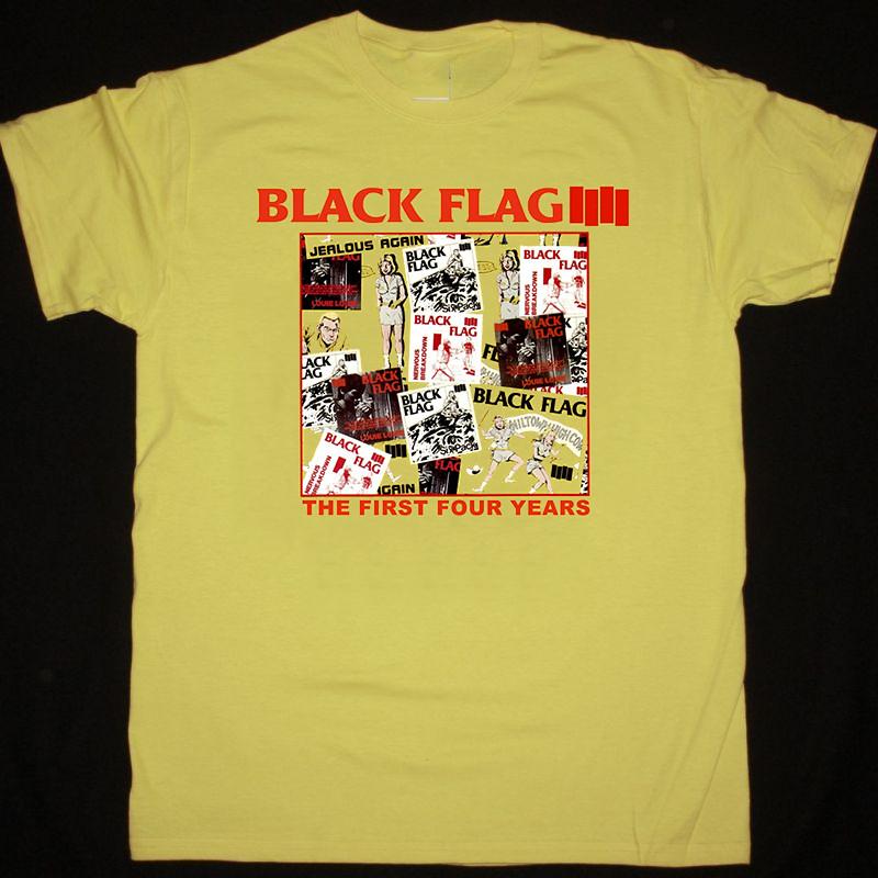 

Black Flag Band The First Four Year Tour Full Size S-5XL SS558 Unisex T-Shirt M