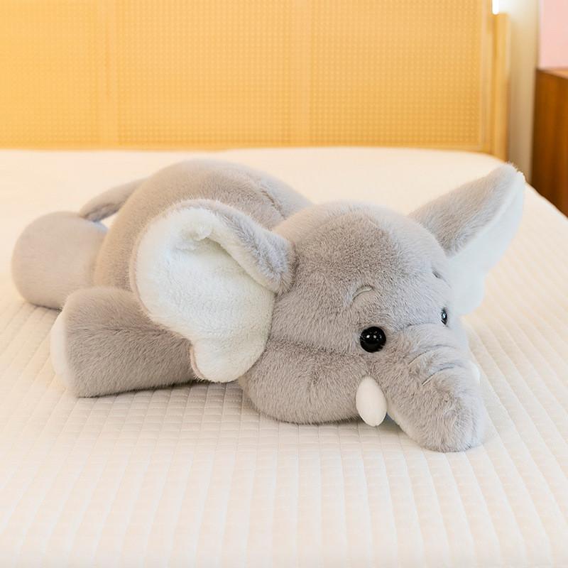 Elephant Cartoon Cute Plush Toy Doll Girls Kids Bedtime Companion Holiday Gift
